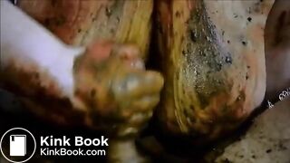 Amateur couple having messy scat sex (Clip 2)
