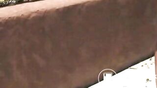 College girls pooping Biker