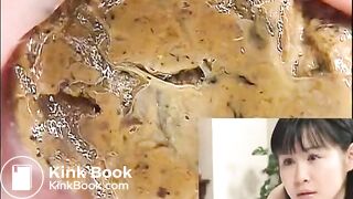 Huge load of shit by a cute japanese girl plus anal camera