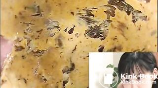 Huge load of shit by a cute japanese girl plus anal camera