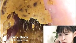 Huge load of shit by a cute japanese girl plus anal camera