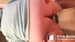 Brenda stands and shits