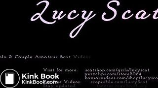 Tasting my Shit and playing with it  LucyScat