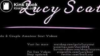 Tasting my Shit and playing with it  LucyScat