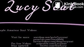 Tasting my Shit and playing with it  LucyScat