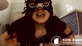 Tasting my Shit and playing with it  LucyScat