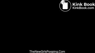 BBW girl pooping in toilet