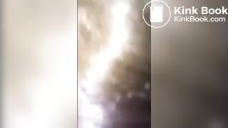 Scat BBWendi sucks shitty cock and swallows spit - COM