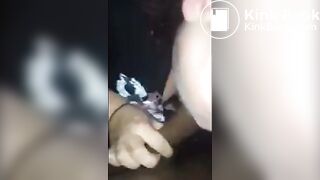 Scat BBWendi sucks shitty cock and swallows spit - COM