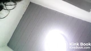 Granny plays with shit