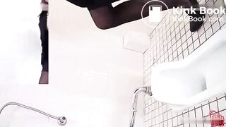 The Goddess Straining in the toilet