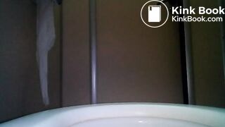 Hard Turd of Big Ass at Public Toilet