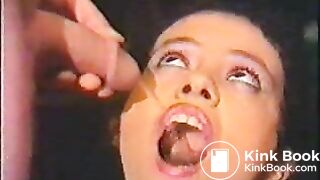Extreme facial piss - SHE SWALLOWS LOTS