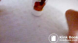 Peeing and Pooping in Cup