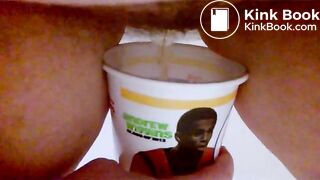 Peeing and Pooping in Cup