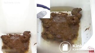 Webcam in Japanese toilet More pooping Japaneses` fannies from different views