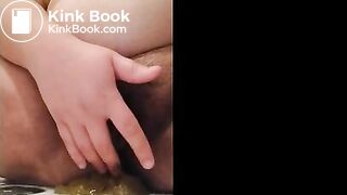 BBW wife Scat Masturbation