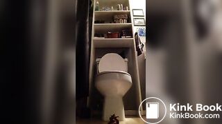 Bbw pig takes big shit for me