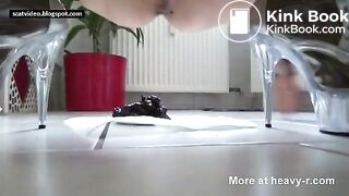 Milf Shits And Pisses On Floor
