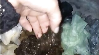 Just another Saturday night for a shit eating slut - All My Scat Movie
