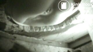 Girl squeezes out a long turd