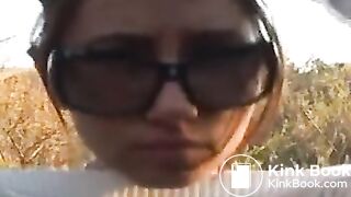 Beauty Takes A Shit Outdoors