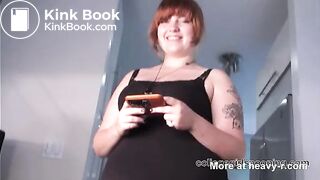 CGP - Chubby girl takes a huge shit