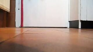 Young German Girl Shits On The Floor