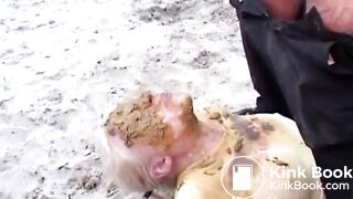 Beautiful blond scat girl