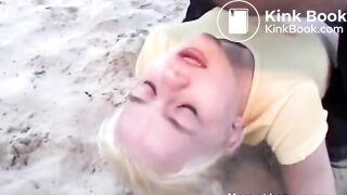 Beautiful blond scat girl