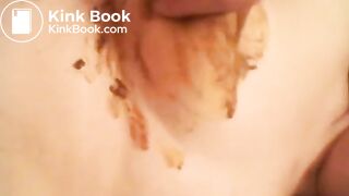 Fatty Smearing Poo On Titties