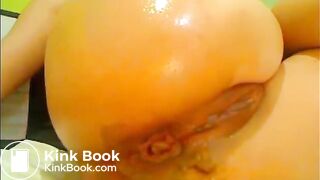 Shitting and dildo ass fucking webcam girl