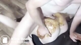 scat smearing and fucking - Scat + Piss + Puke