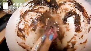 Dirty scat ass fingering