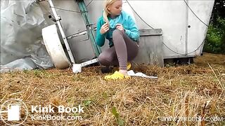 Shitting in public place