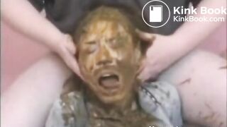 Thai Slut Eating Shit From Boss