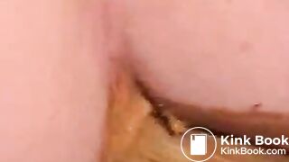 dildoed_ass_shitting
