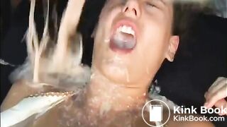 Slut got vomited and shitted - scat porn at ThisVid tube