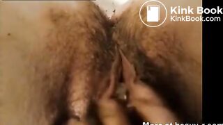 Rubbing Shit Covered Pussy
