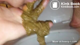 Close Up On Shitty Assfingering