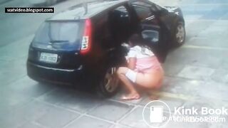 Girl Caught Shitting In Public