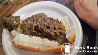 Shit on hot dog Buns