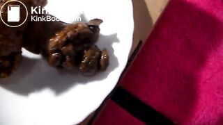 Cutie Shits a Big One on a Plate