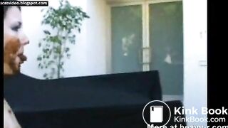 Lady Walking In Public WIth Shit On Her Face