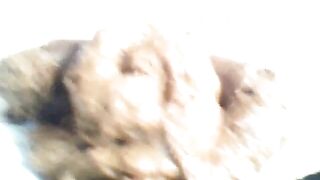 Fat mature lady taking a massive shit