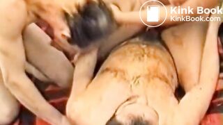 Outdoor Scat Threesome