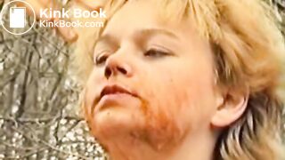 Outdoor Scat Threesome