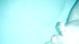 Farting and shitting on toilet