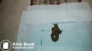 African Girl Shitting On Floor