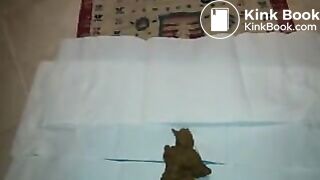 African Girl Shitting On Floor